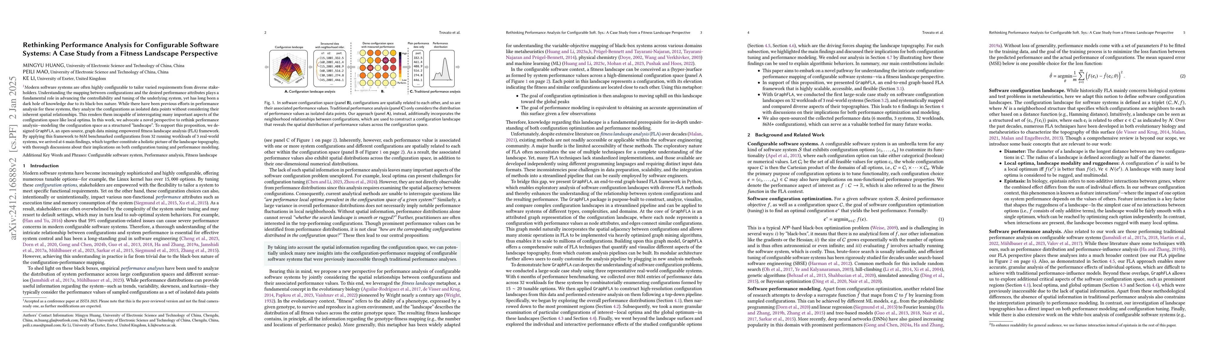 Thumbnail for Rethinking Performance Analysis for Configurable Software Systems: A
  Case Study from a Fitness Landscape Perspective