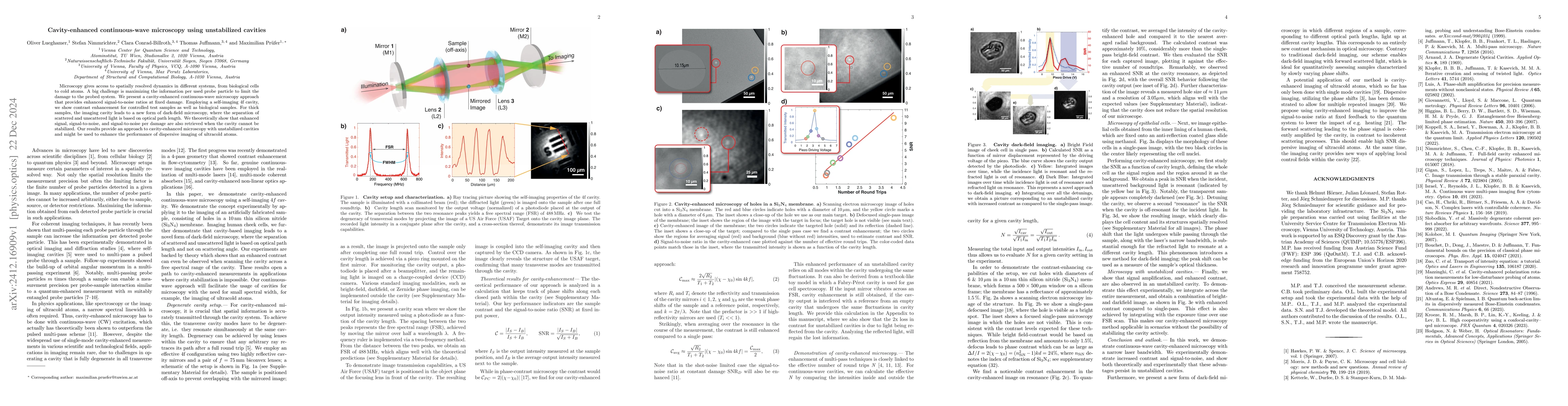 Thumbnail for Cavity-enhanced continuous-wave microscopy using unstabilized cavities