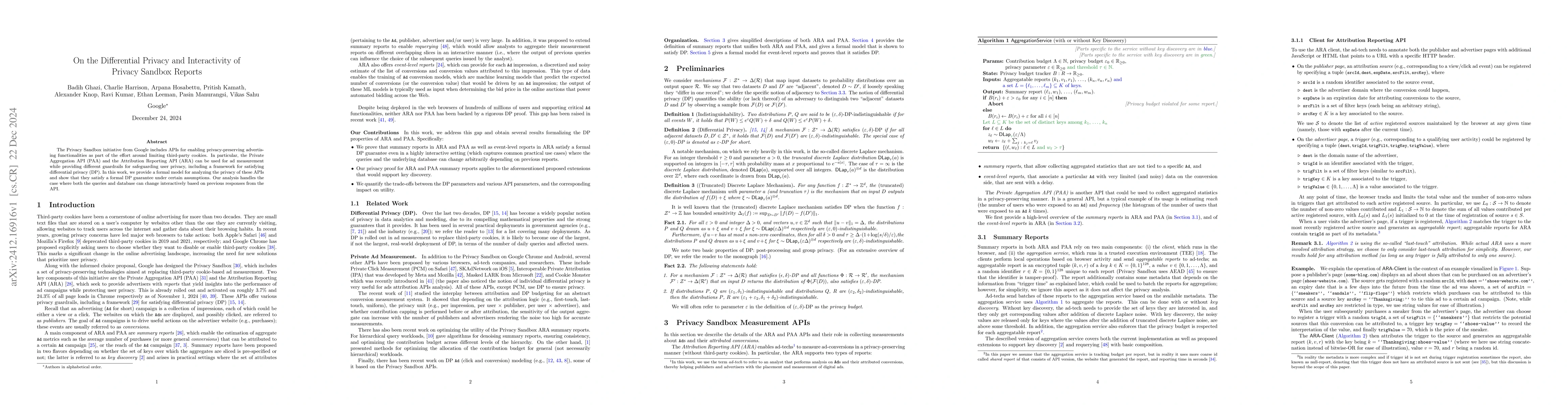 Thumbnail for On the Differential Privacy and Interactivity of Privacy Sandbox Reports