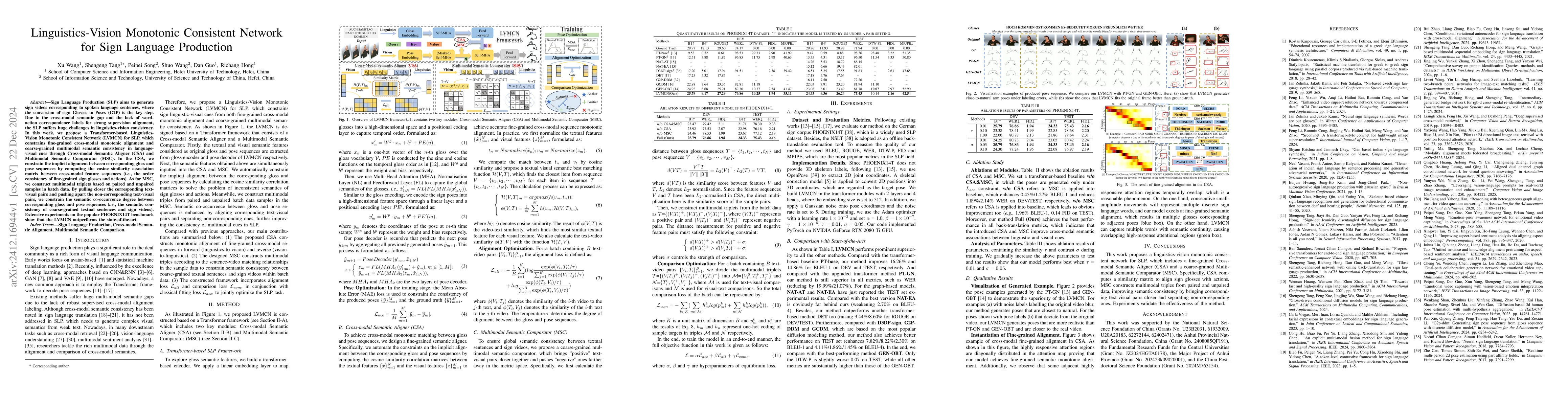 Thumbnail for Linguistics-Vision Monotonic Consistent Network for Sign Language
  Production
