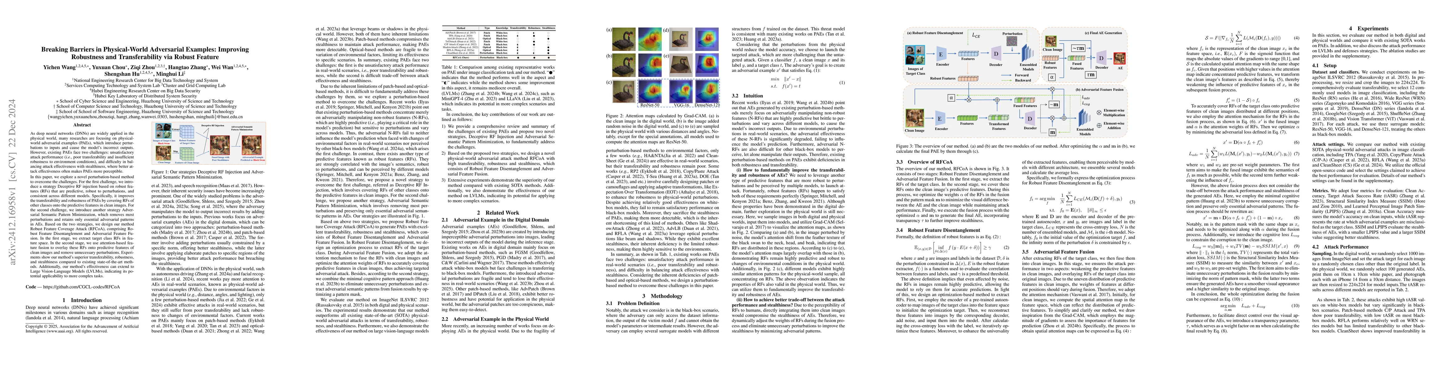 Thumbnail for Breaking Barriers in Physical-World Adversarial Examples: Improving
  Robustness and Transferability via Robust Feature
