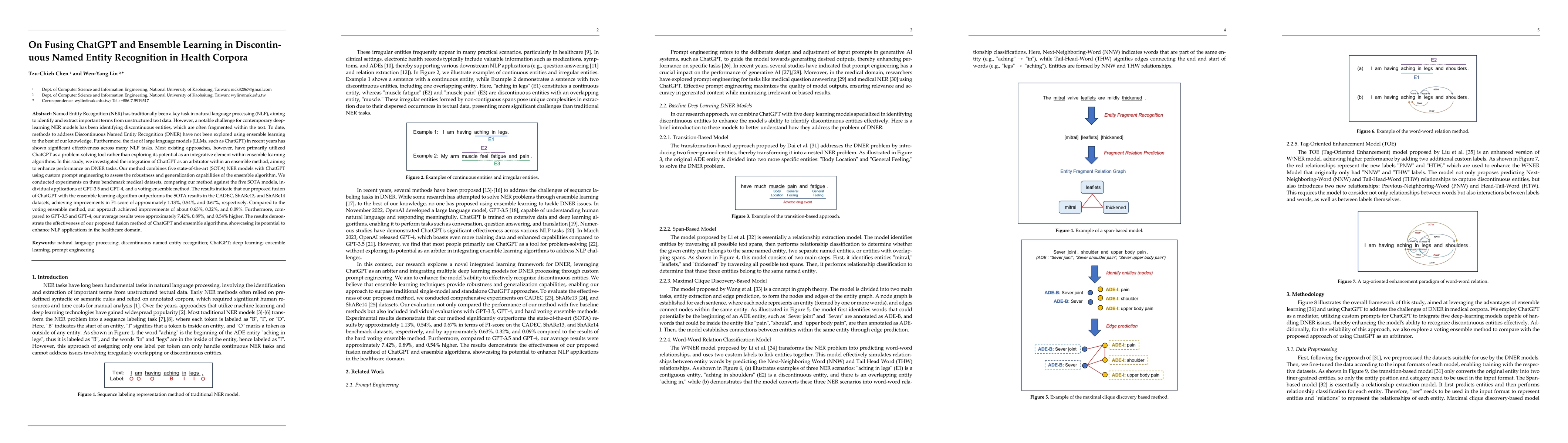 Thumbnail for On Fusing ChatGPT and Ensemble Learning in Discon-tinuous Named Entity
  Recognition in Health Corpora