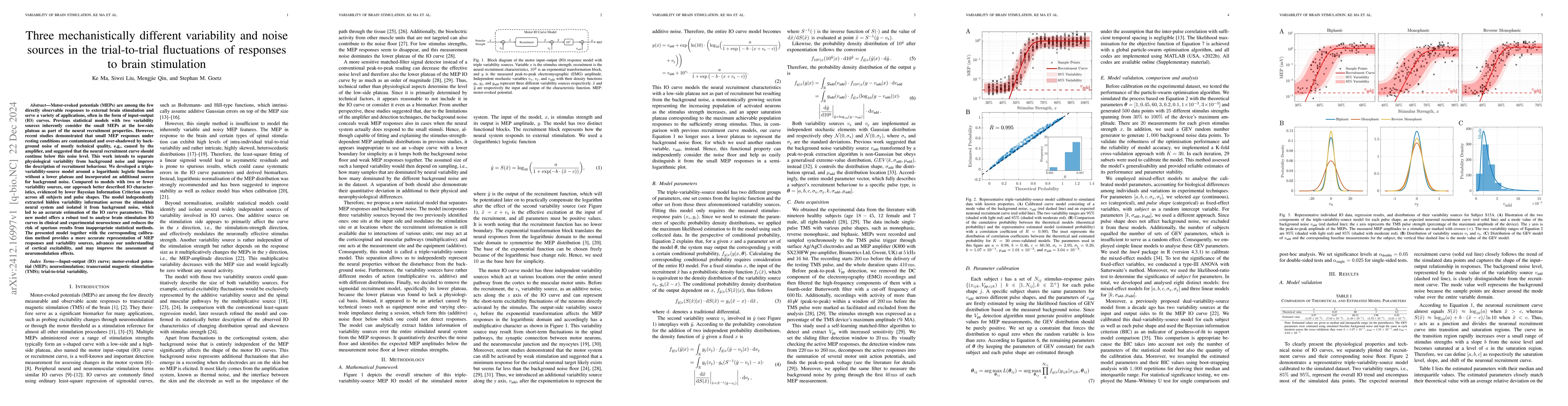 Thumbnail for Three mechanistically different variability and noise sources in the
  trial-to-trial fluctuations of responses to brain stimulation