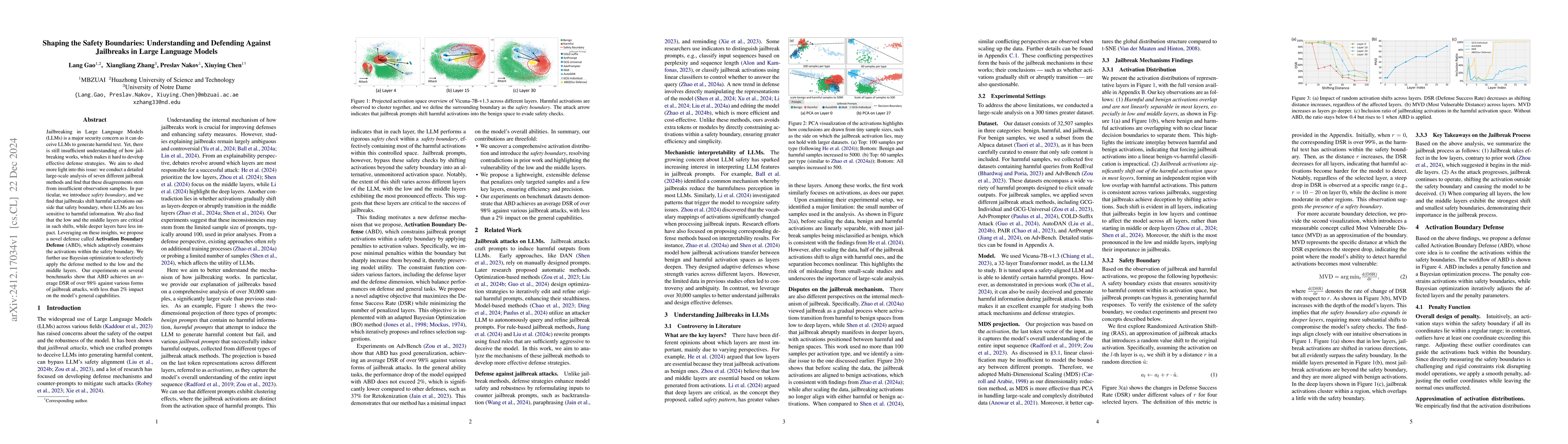 Thumbnail for Shaping the Safety Boundaries: Understanding and Defending Against
  Jailbreaks in Large Language Models