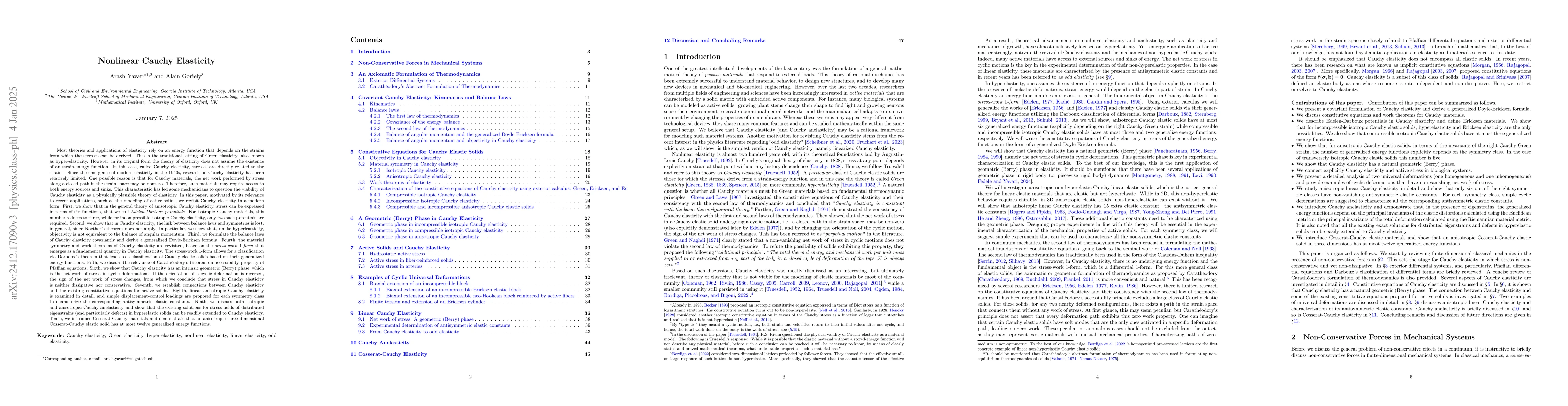 Thumbnail for Nonlinear Cauchy Elasticity