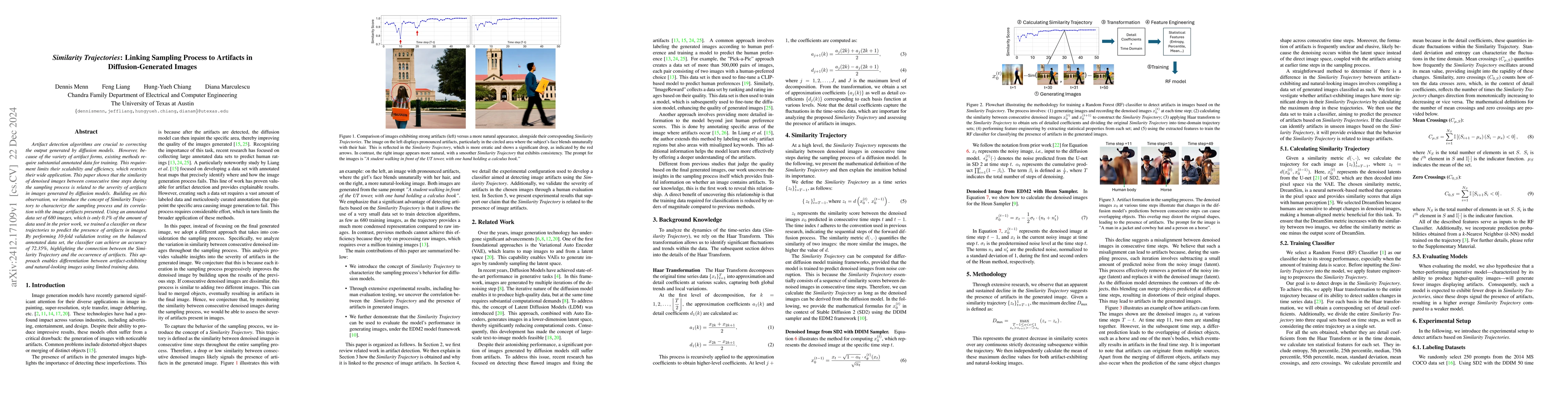 Thumbnail for Similarity Trajectories: Linking Sampling Process to Artifacts in
  Diffusion-Generated Images