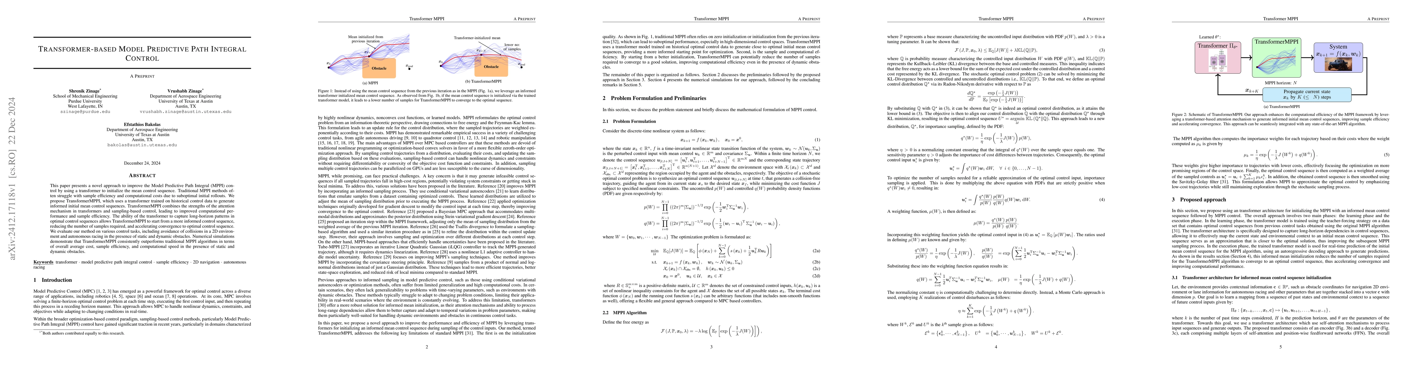 Thumbnail for Transformer-Based Model Predictive Path Integral Control