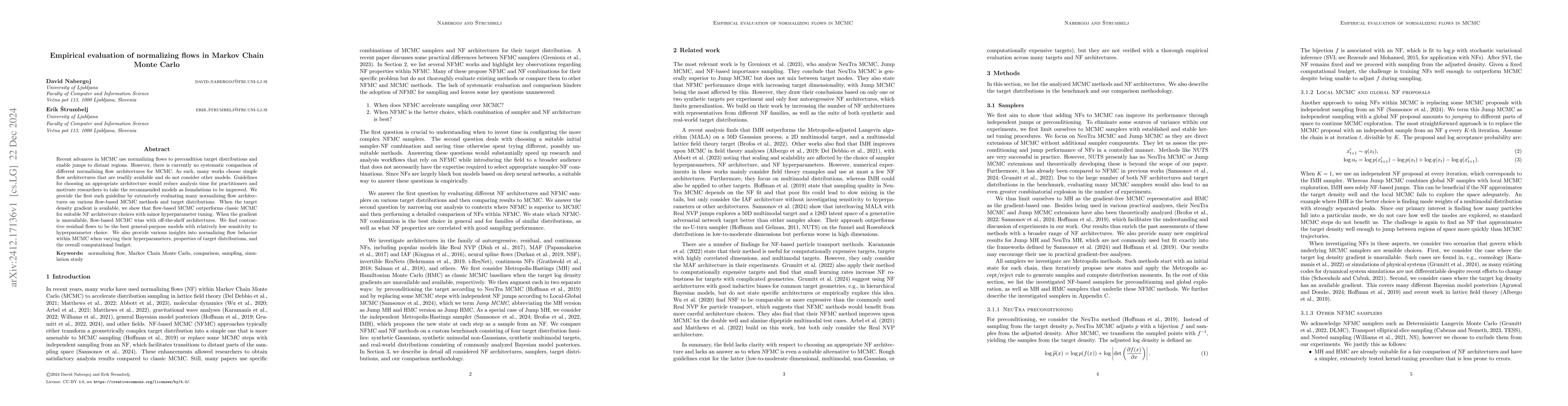 Thumbnail for Empirical evaluation of normalizing flows in Markov Chain Monte Carlo