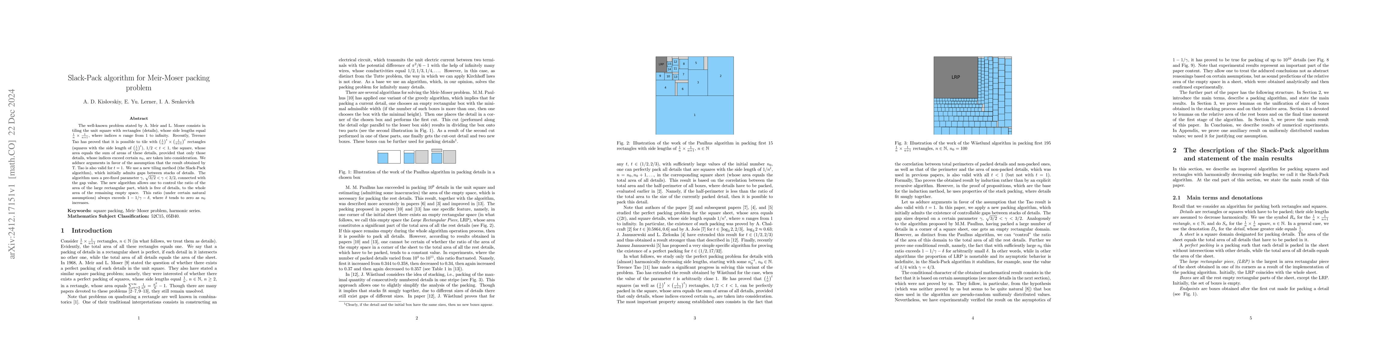 Thumbnail for Slack-Pack algorithm for Meir-Moser packing problem