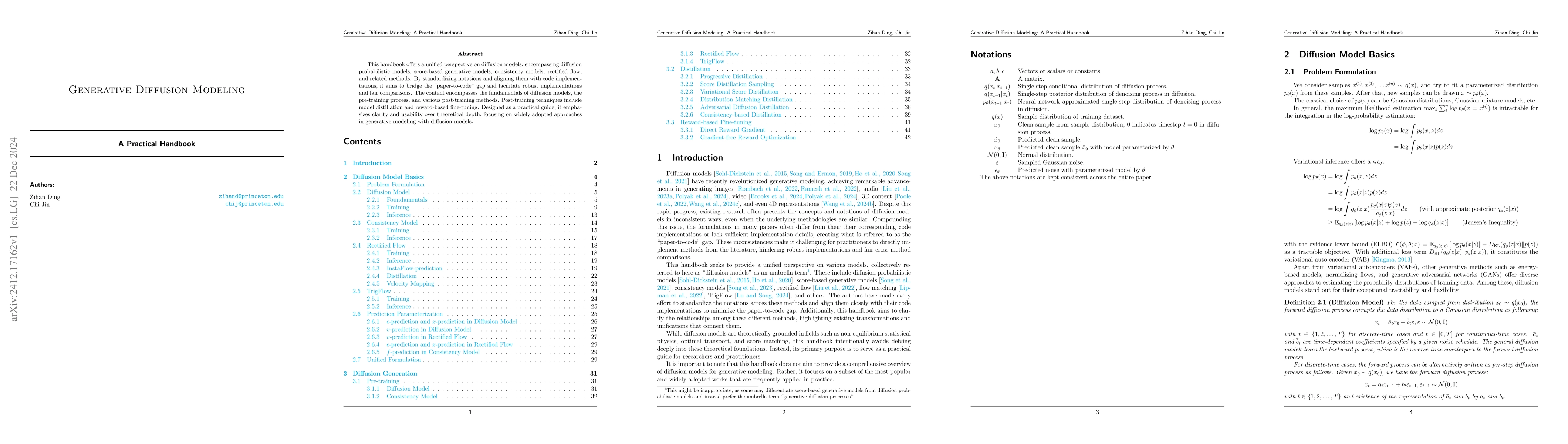 Thumbnail for Generative Diffusion Modeling: A Practical Handbook