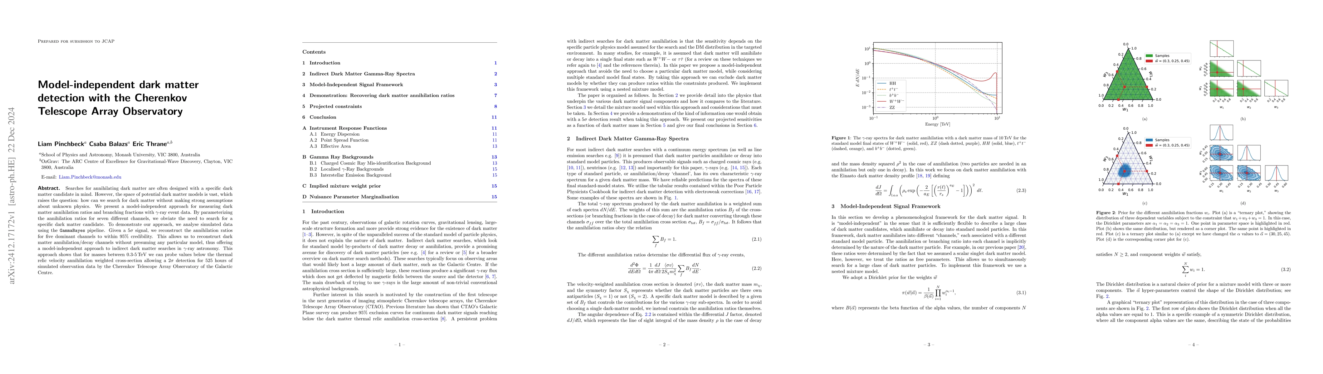 Thumbnail for Model-independent dark matter detection with the Cherenkov Telescope
  Array Observatory