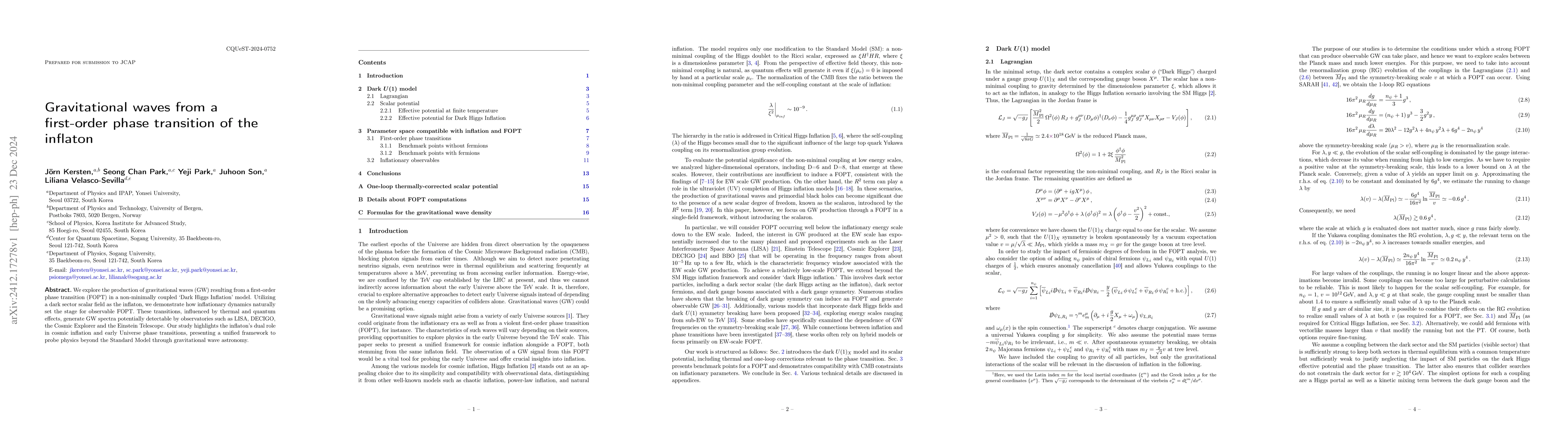 Thumbnail for Gravitational waves from a first-order phase transition of the inflaton