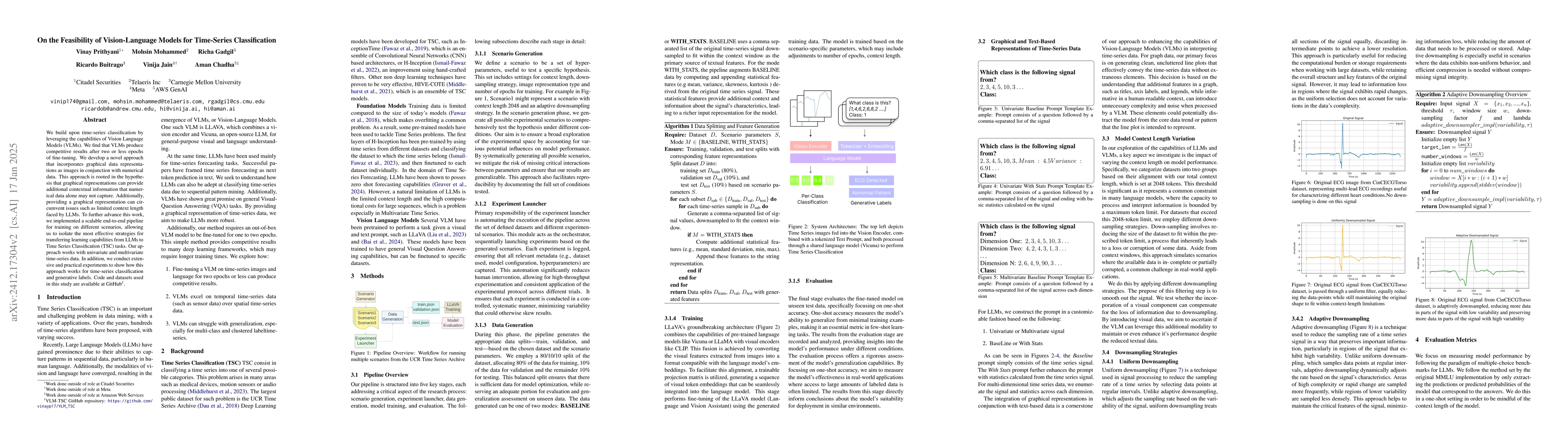 Thumbnail for On the Feasibility of Vision-Language Models for Time-Series
  Classification