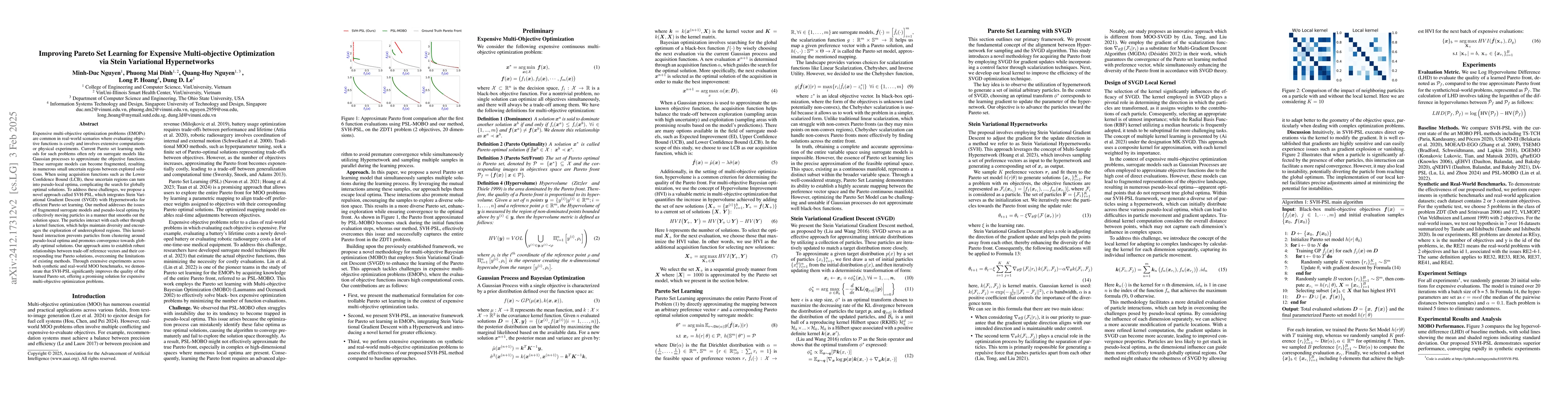 Thumbnail for Improving Pareto Set Learning for Expensive Multi-objective Optimization
  via Stein Variational Hypernetworks