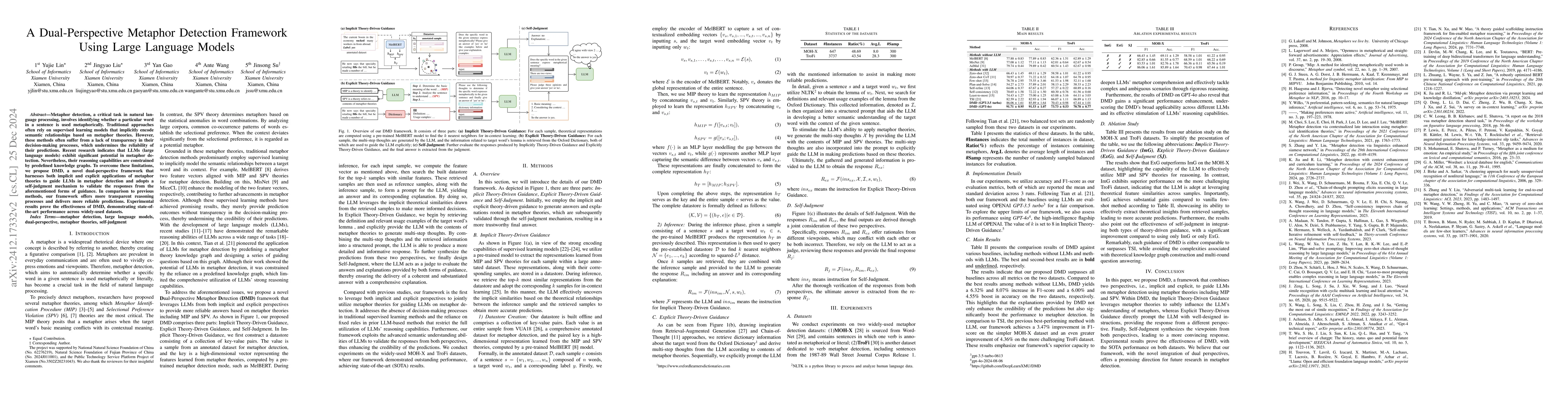 Thumbnail for A Dual-Perspective Metaphor Detection Framework Using Large Language
  Models