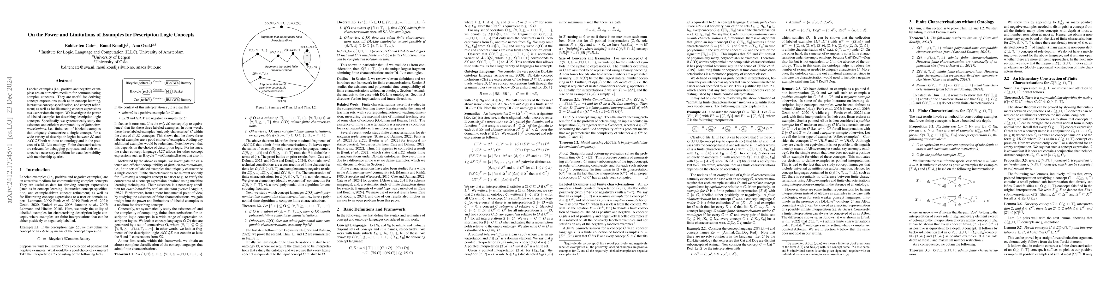 Thumbnail for On the Power and Limitations of Examples for Description Logic Concepts
