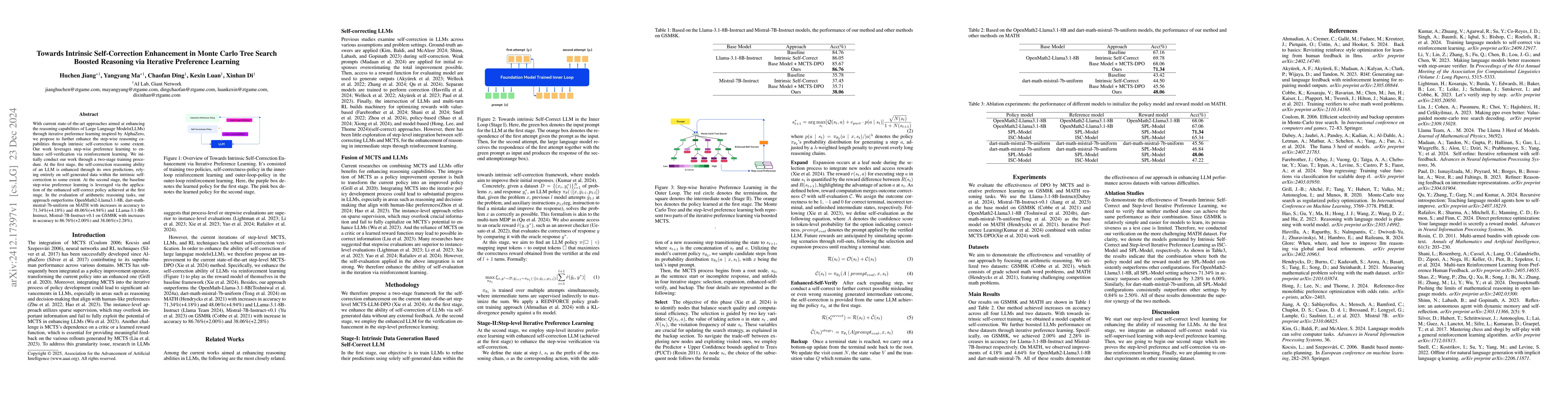 Thumbnail for Towards Intrinsic Self-Correction Enhancement in Monte Carlo Tree Search
  Boosted Reasoning via Iterative Preference Learning