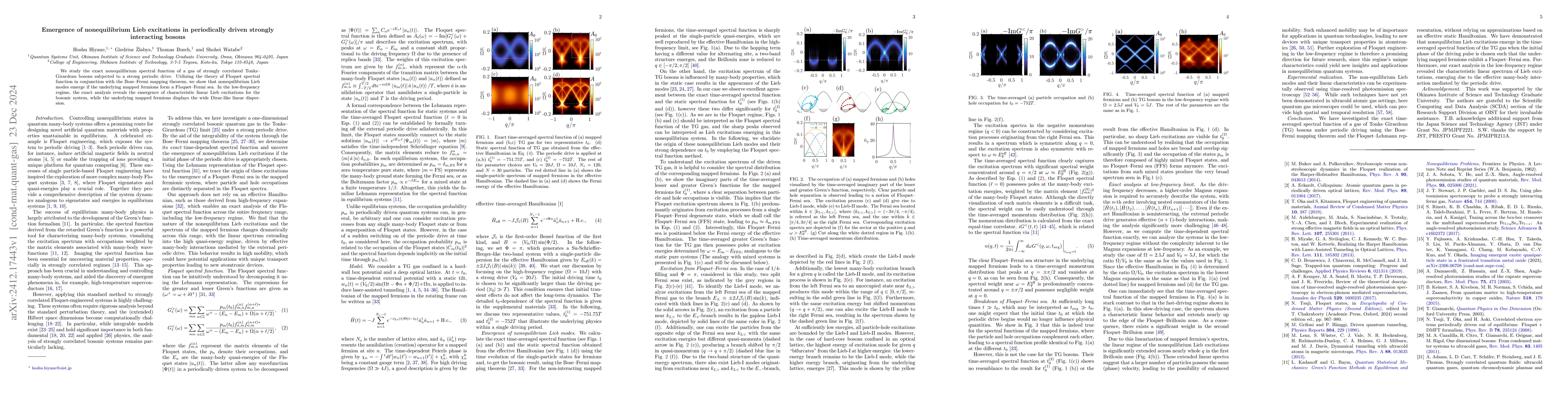 Thumbnail for Emergence of nonequilibrium Lieb excitations in periodically driven
  strongly interacting bosons