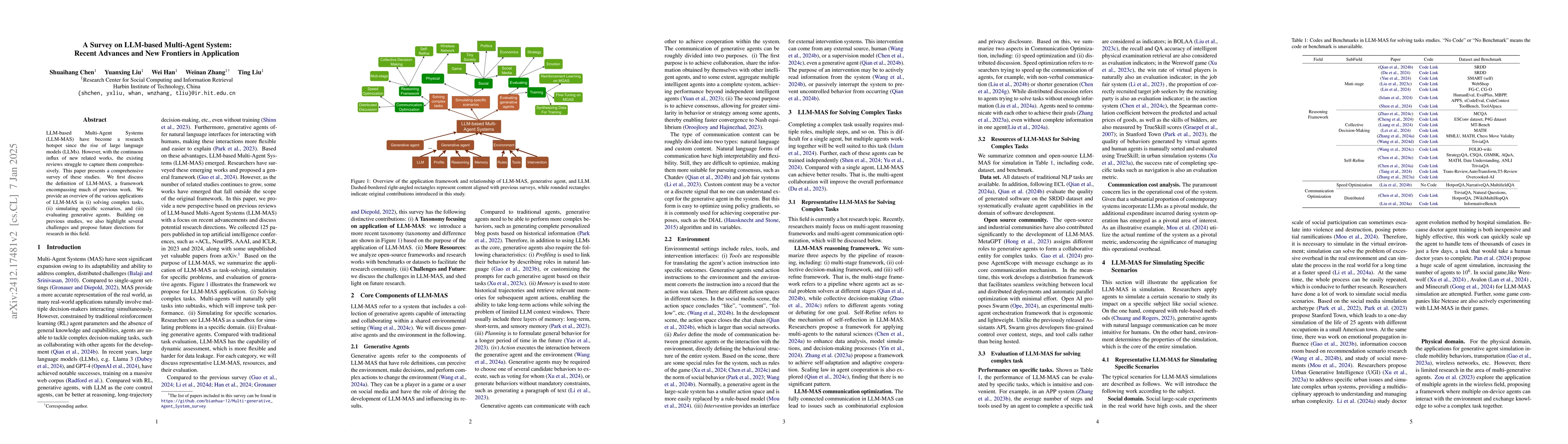 Thumbnail for A Survey on Multi-Generative Agent System: Recent Advances and New
  Frontiers