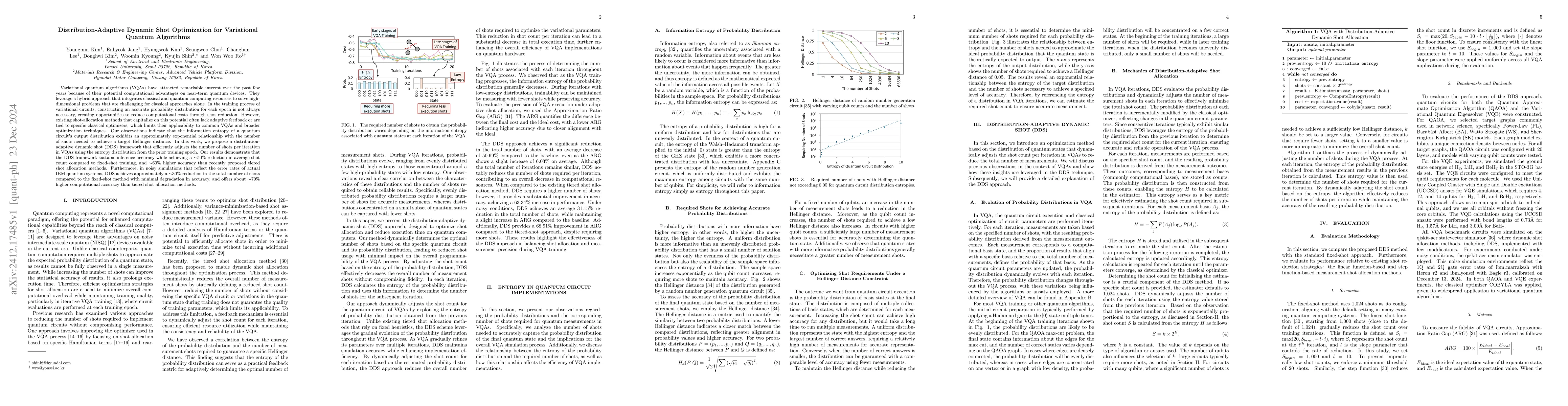 Thumbnail for Distribution-Adaptive Dynamic Shot Optimization for Variational Quantum
  Algorithms