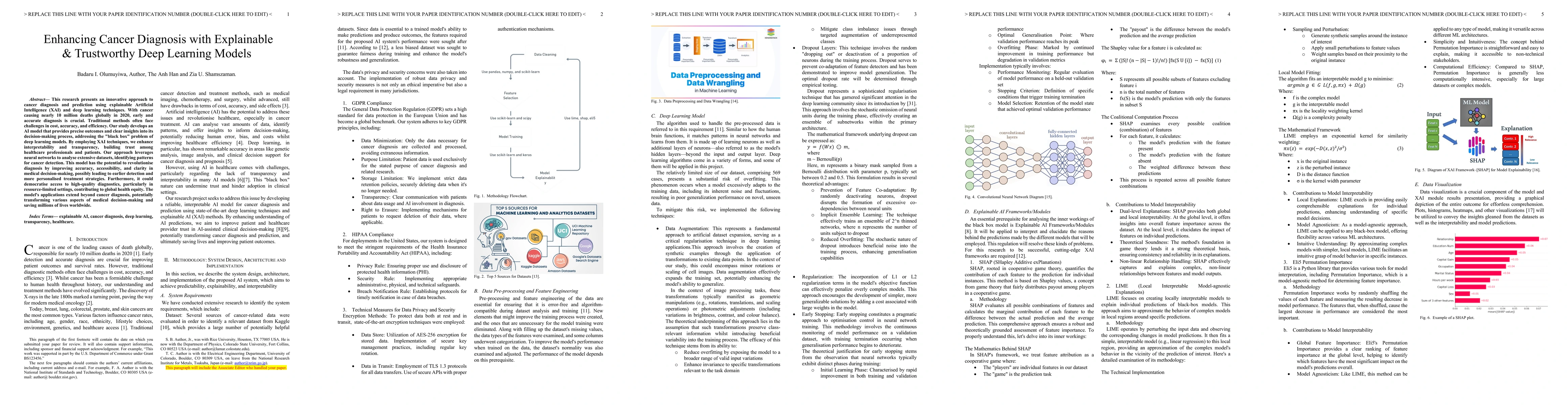 Thumbnail for Enhancing Cancer Diagnosis with Explainable & Trustworthy Deep Learning
  Models