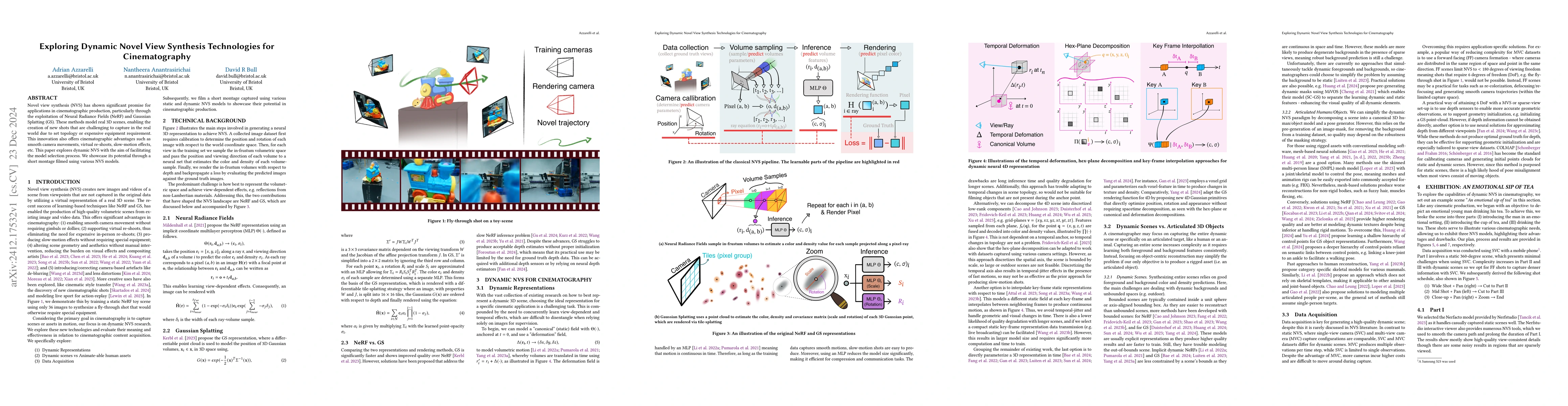 Thumbnail for Exploring Dynamic Novel View Synthesis Technologies for Cinematography