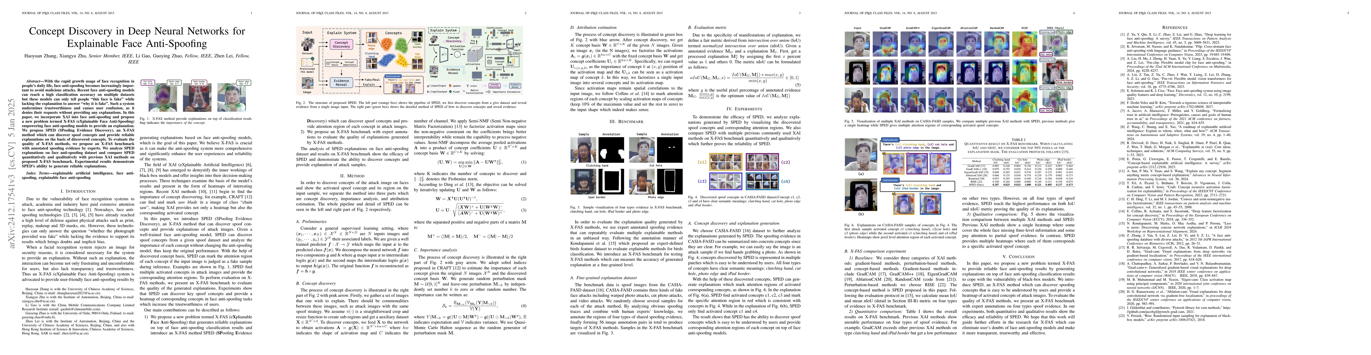 Thumbnail for Concept Discovery in Deep Neural Networks for Explainable Face
  Anti-Spoofing