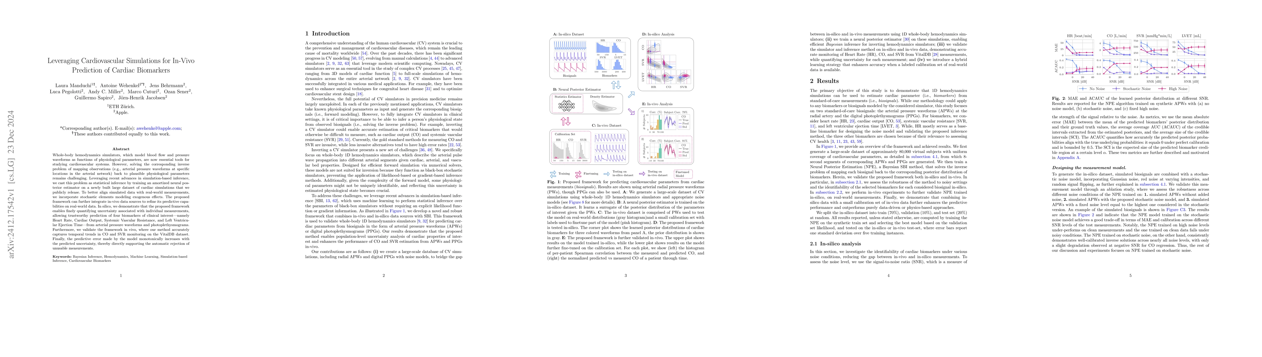 Thumbnail for Leveraging Cardiovascular Simulations for In-Vivo Prediction of Cardiac
  Biomarkers