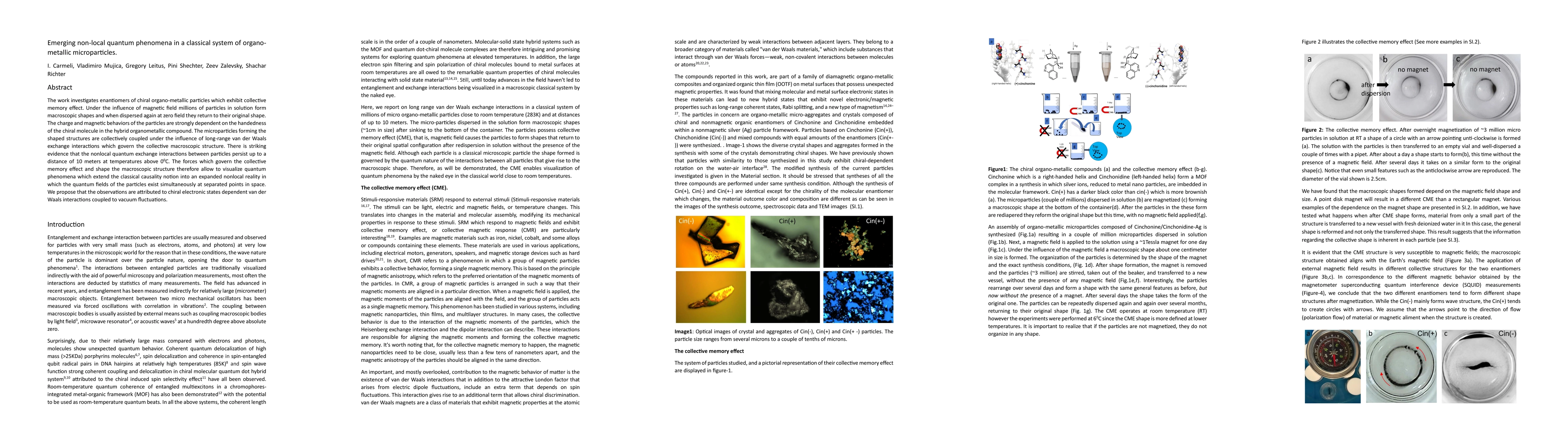Thumbnail for Emerging non-local quantum phenomena in a classical system of
  organo-metallic microparticles