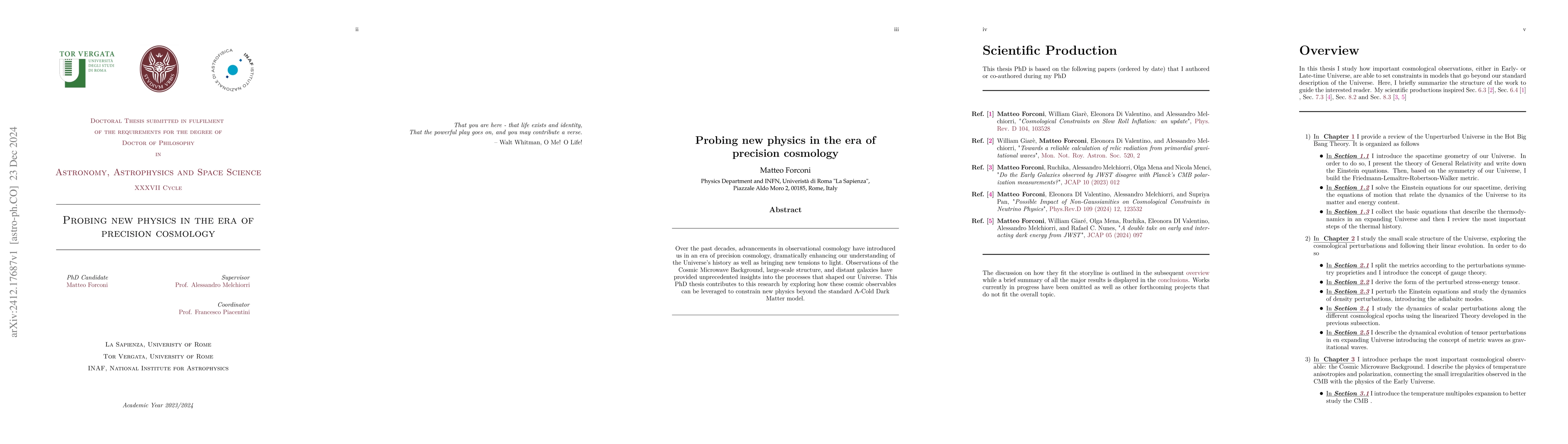 Thumbnail for Probing new physics in the era of precision cosmology