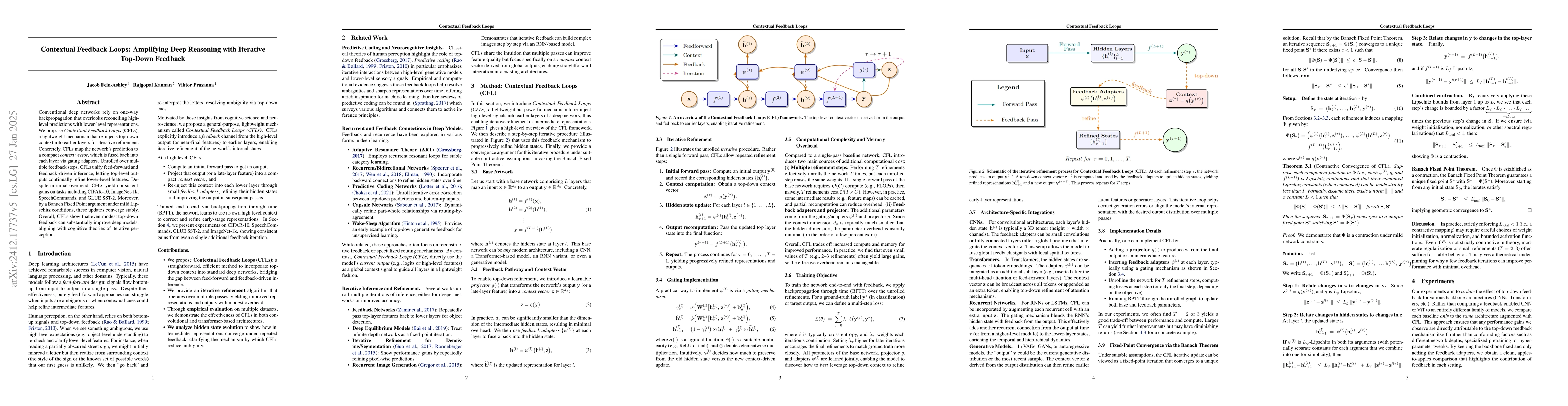 Thumbnail for Contextual Backpropagation Loops: Amplifying Deep Reasoning with
  Iterative Top-Down Feedback