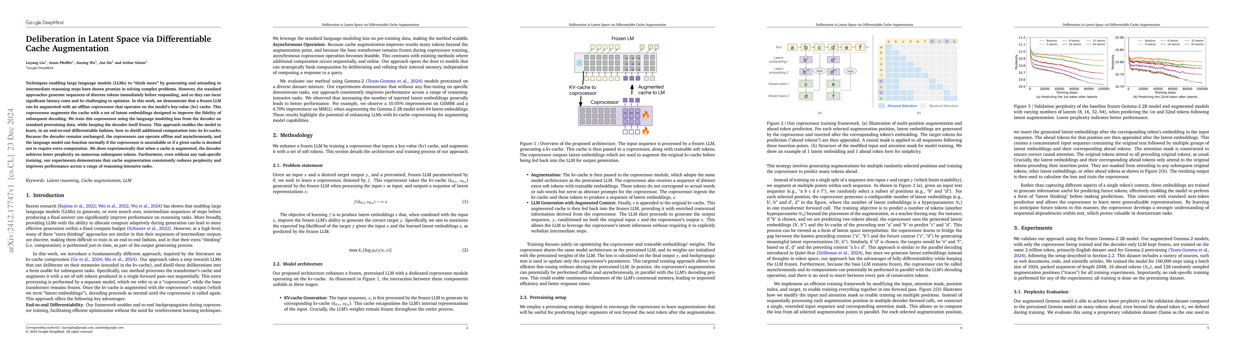 Thumbnail for Deliberation in Latent Space via Differentiable Cache Augmentation
