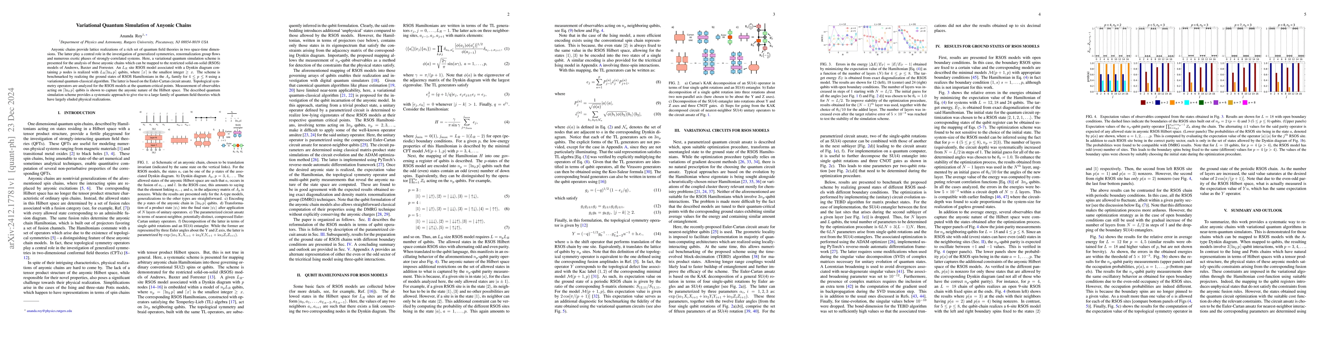 Thumbnail for Variational Quantum Simulation of Anyonic Chains