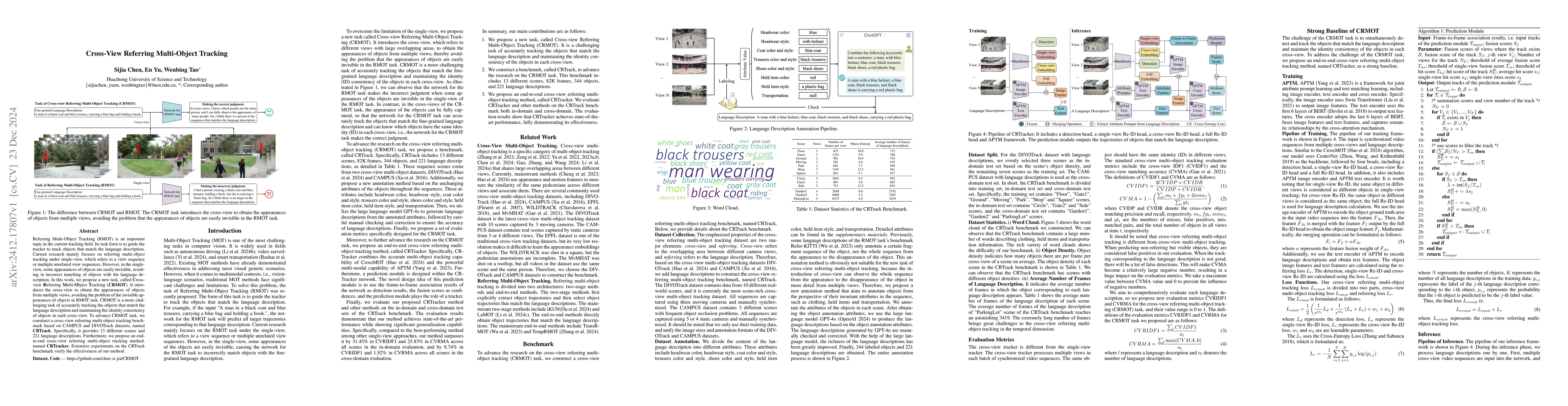 Thumbnail for Cross-View Referring Multi-Object Tracking