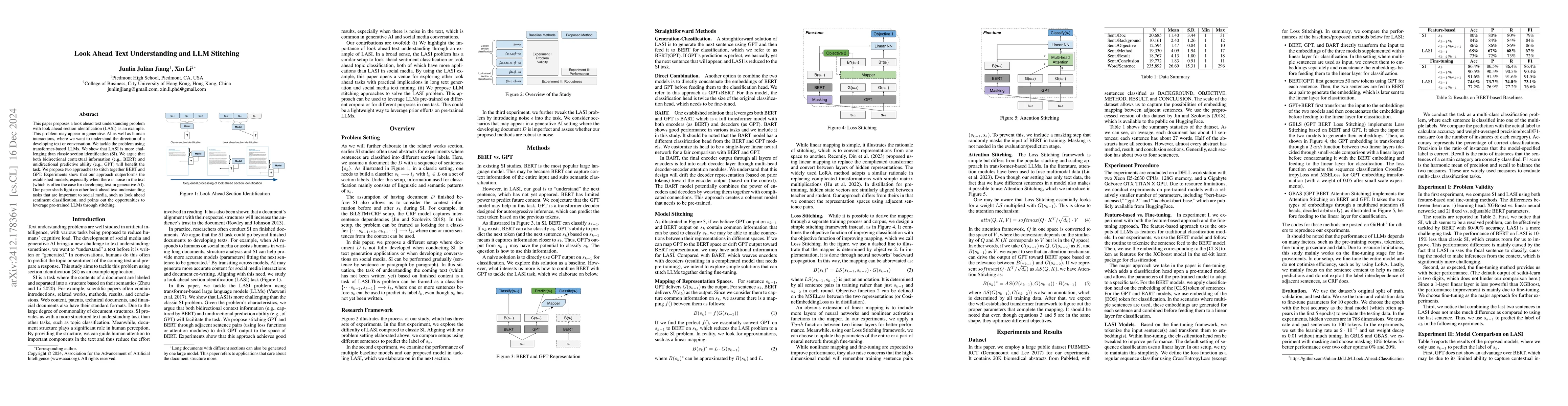 Thumbnail for Look Ahead Text Understanding and LLM Stitching
