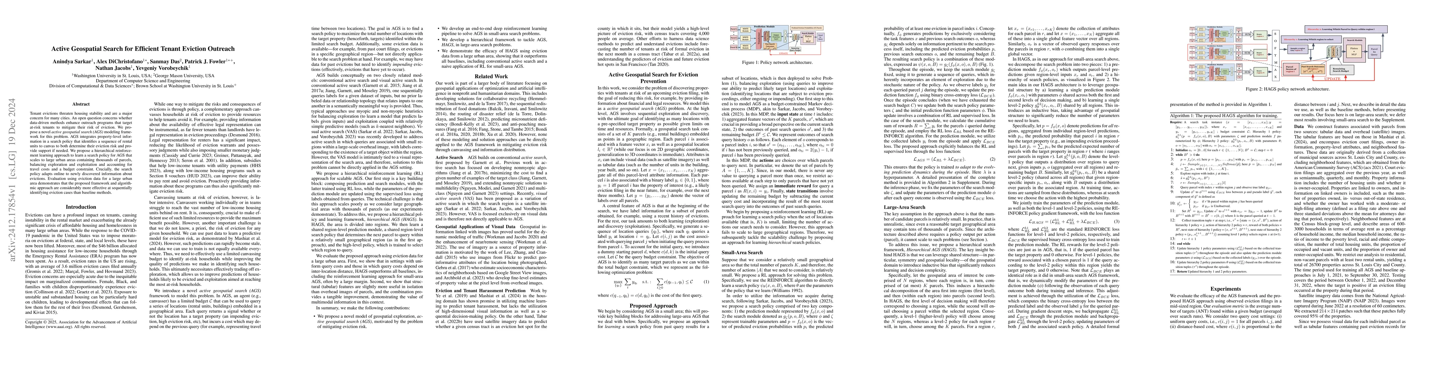 Thumbnail for Active Geospatial Search for Efficient Tenant Eviction Outreach