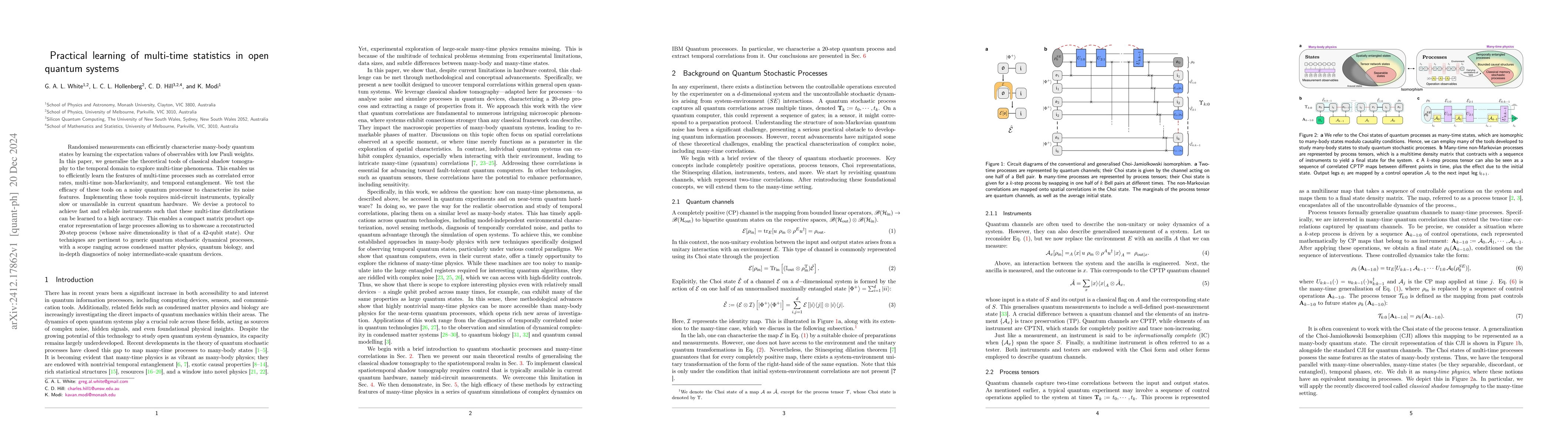 Thumbnail for Practical learning of multi-time statistics in open quantum systems