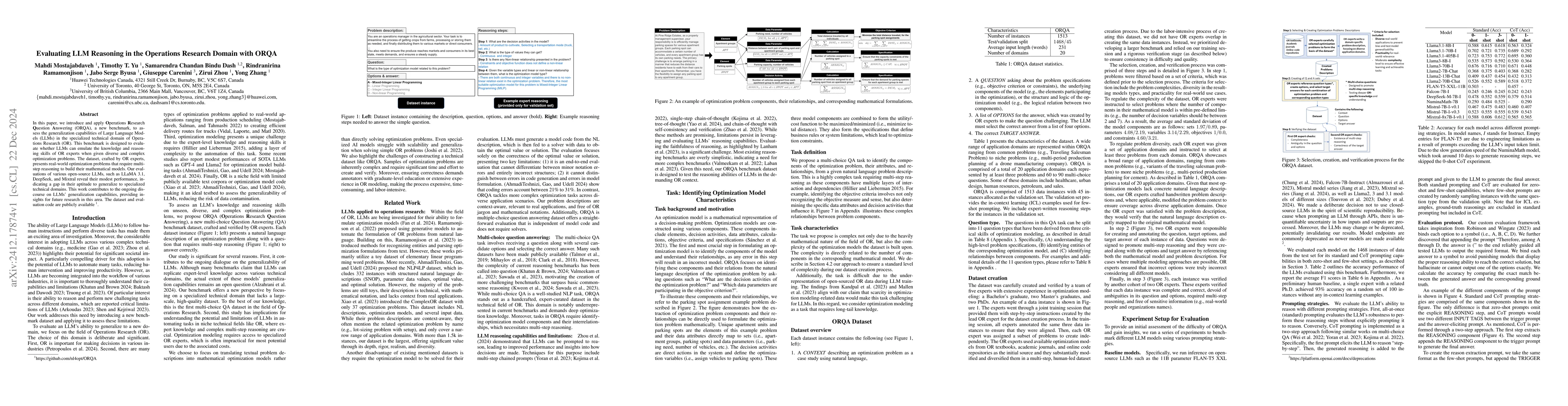Thumbnail for Evaluating LLM Reasoning in the Operations Research Domain with ORQA