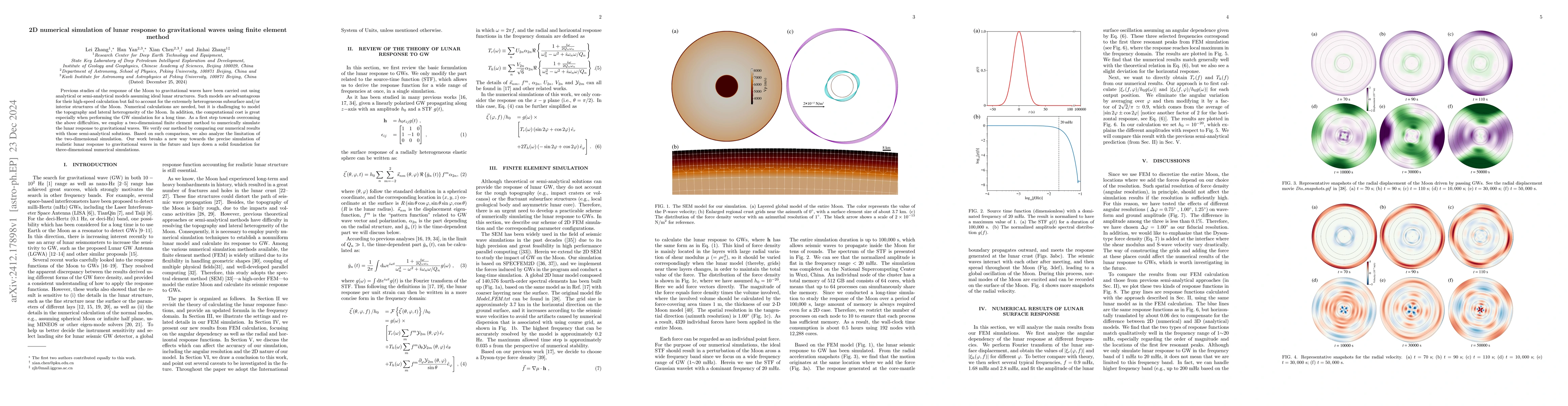 Thumbnail for 2D numerical simulation of lunar response to gravitational waves using
  finite element method