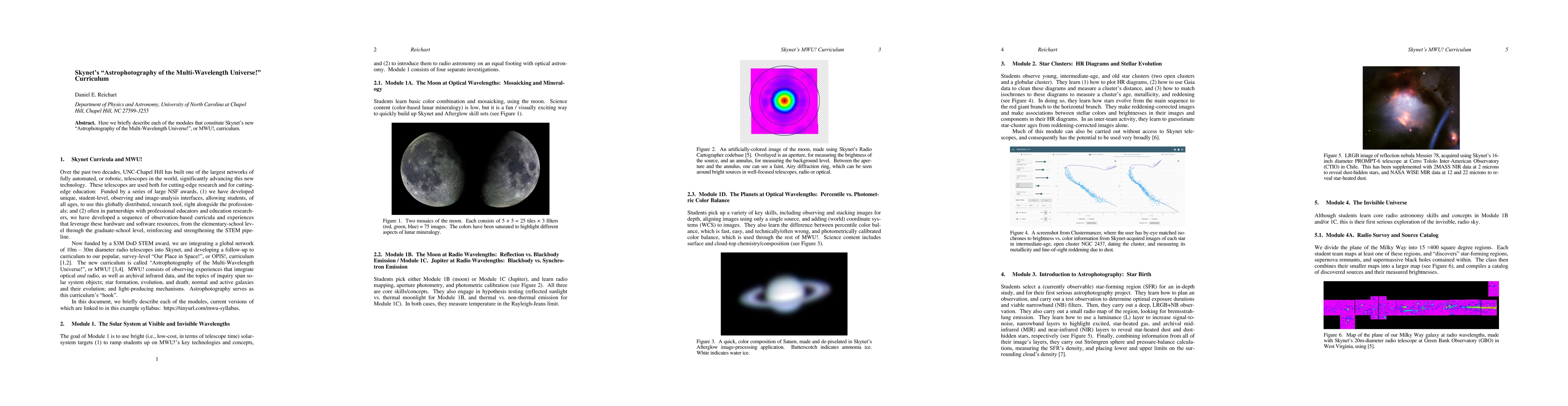 Thumbnail for Skynet's "Astrophotography of the Multi-Wavelength Universe!" Curriculum