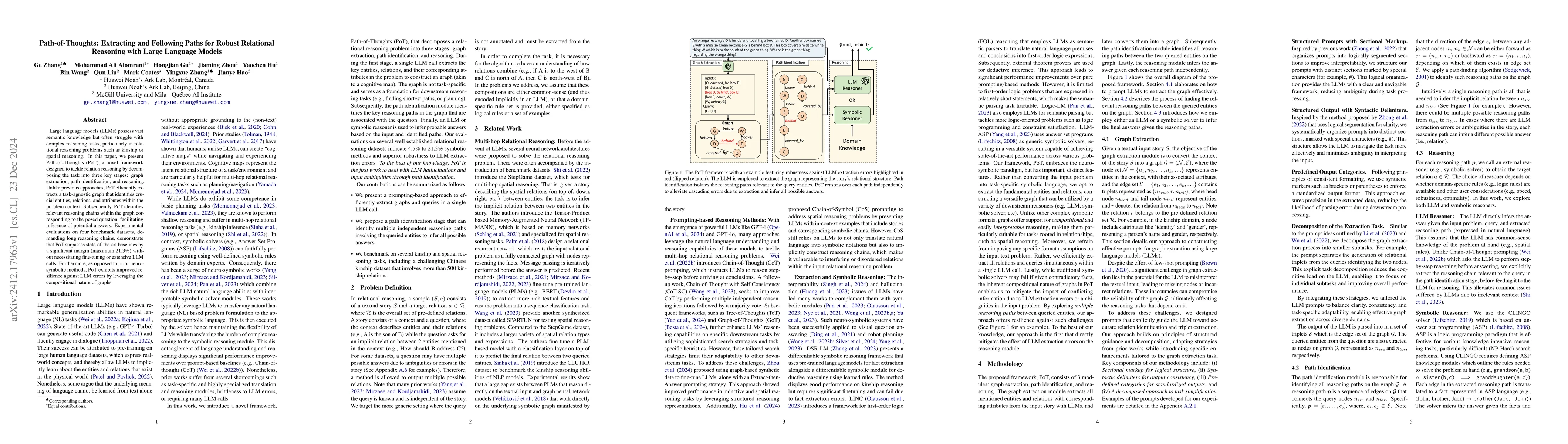 Thumbnail for Path-of-Thoughts: Extracting and Following Paths for Robust Relational
  Reasoning with Large Language Models