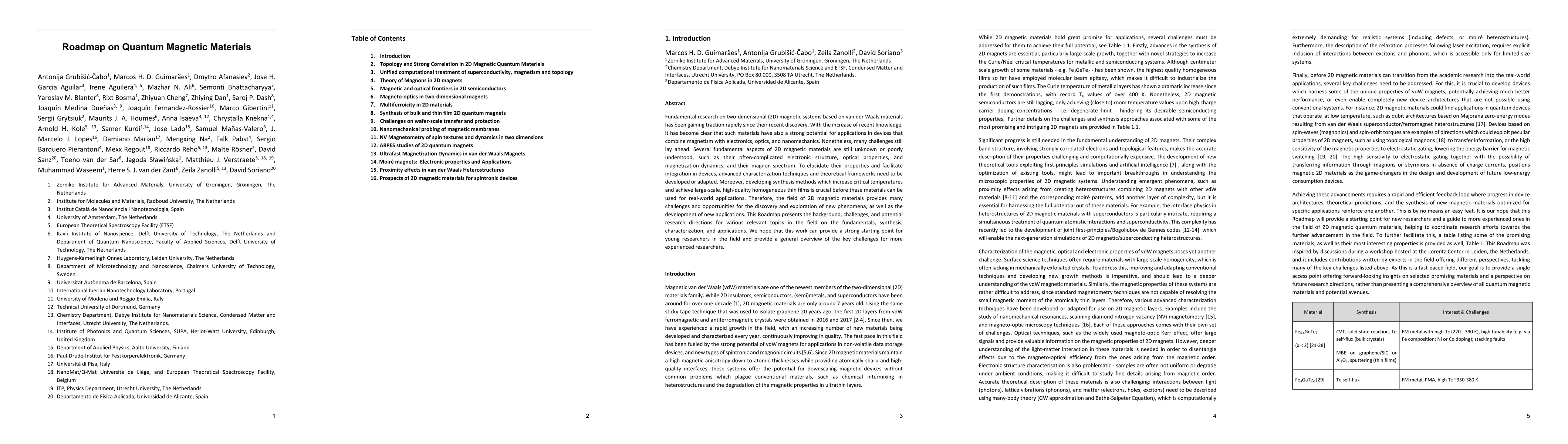 Thumbnail for Roadmap on Quantum Magnetic Materials