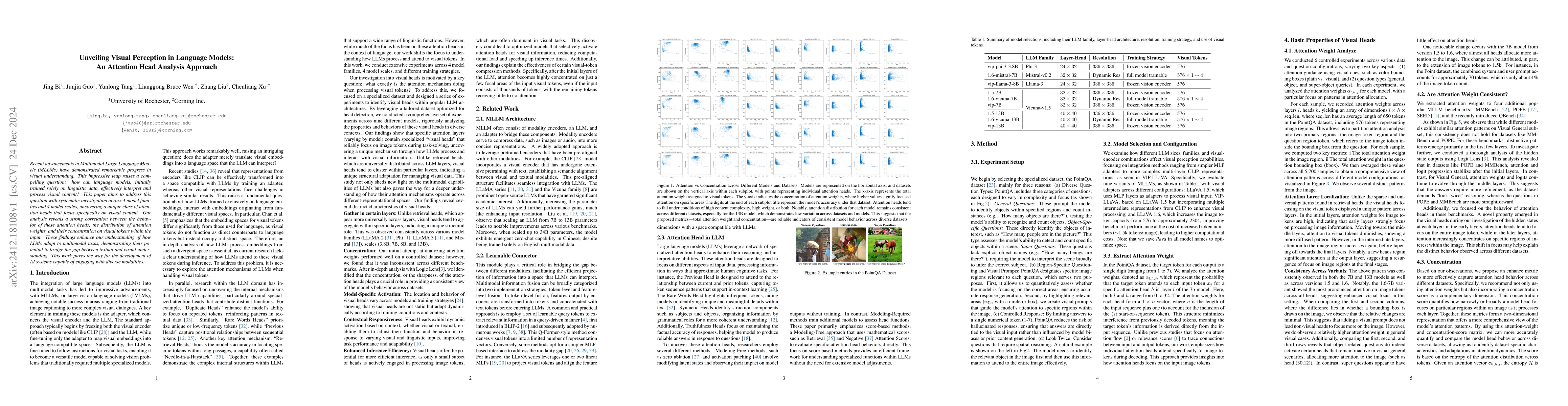 Thumbnail for Unveiling Visual Perception in Language Models: An Attention Head
  Analysis Approach