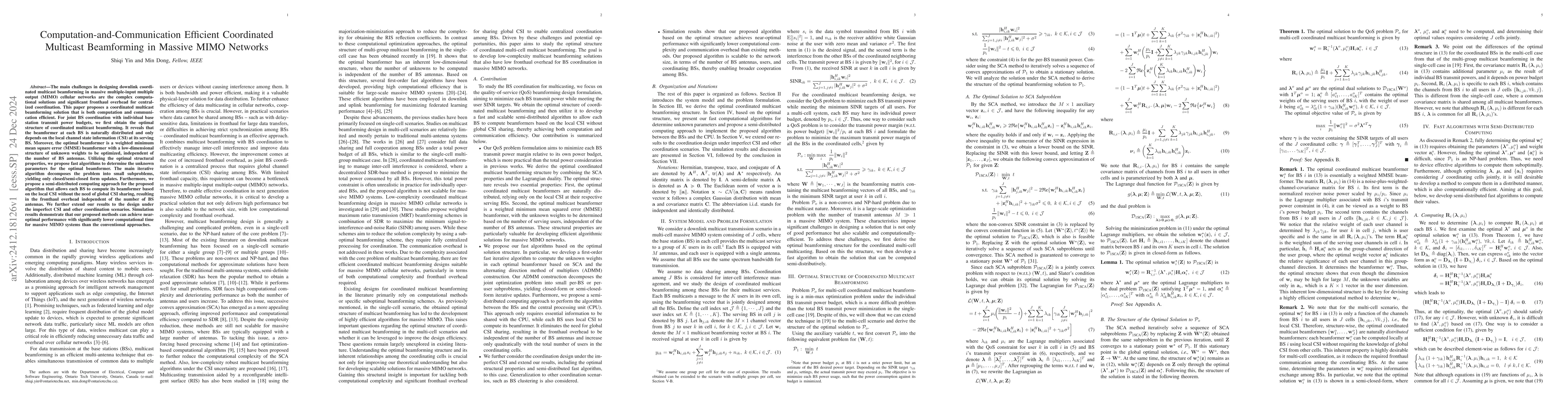 Thumbnail for Computation-and-Communication Efficient Coordinated Multicast
  Beamforming in Massive MIMO Networks