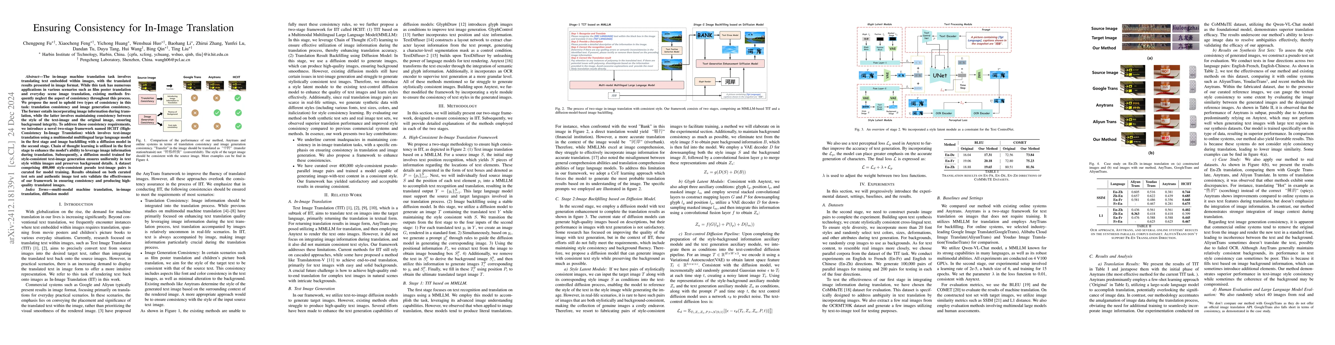 Thumbnail for Ensuring Consistency for In-Image Translation
