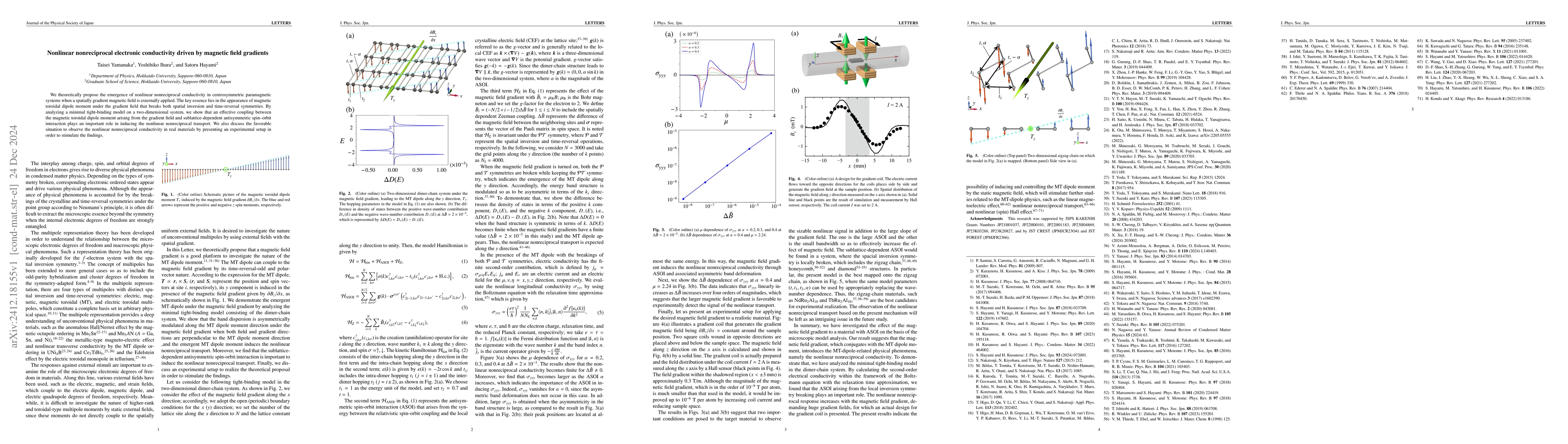 Thumbnail for Nonlinear nonreciprocal electronic conductivity driven by magnetic field
  gradients