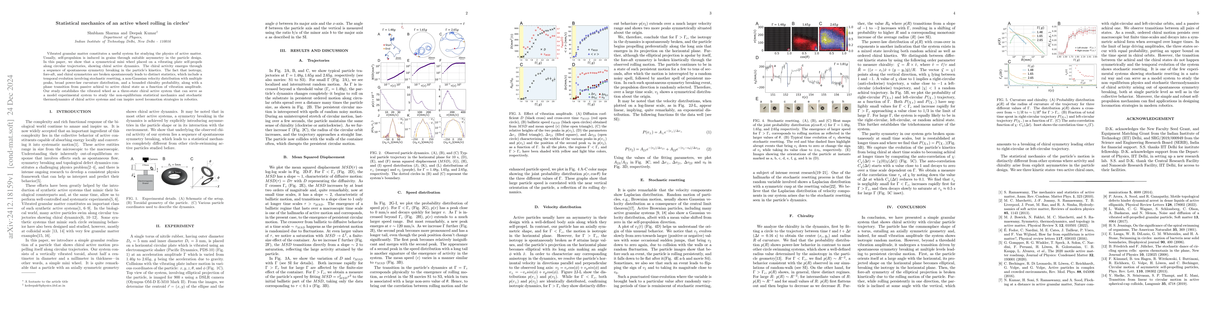 Thumbnail for Statistical mechanics of an active wheel rolling in circles