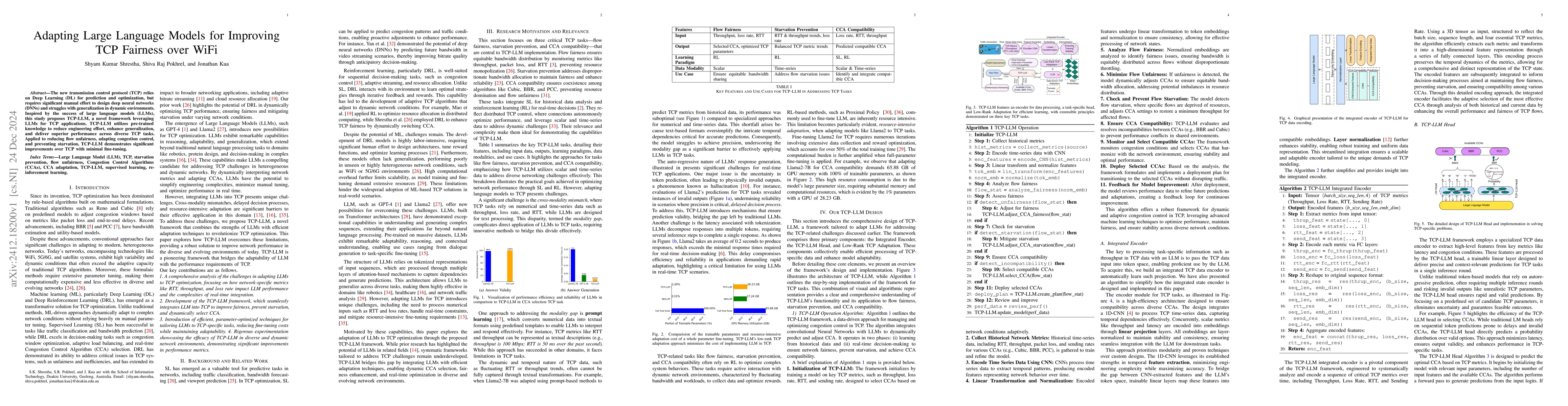 Thumbnail for Adapting Large Language Models for Improving TCP Fairness over WiFi