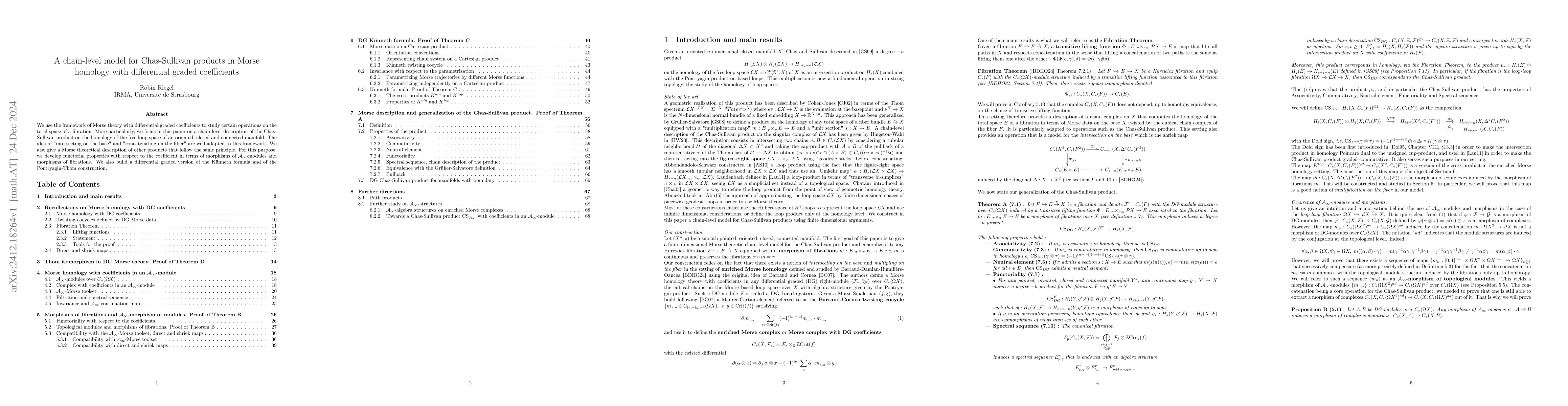 Thumbnail for A chain-level model for Chas-Sullivan products in Morse homology with
  differential graded coefficients