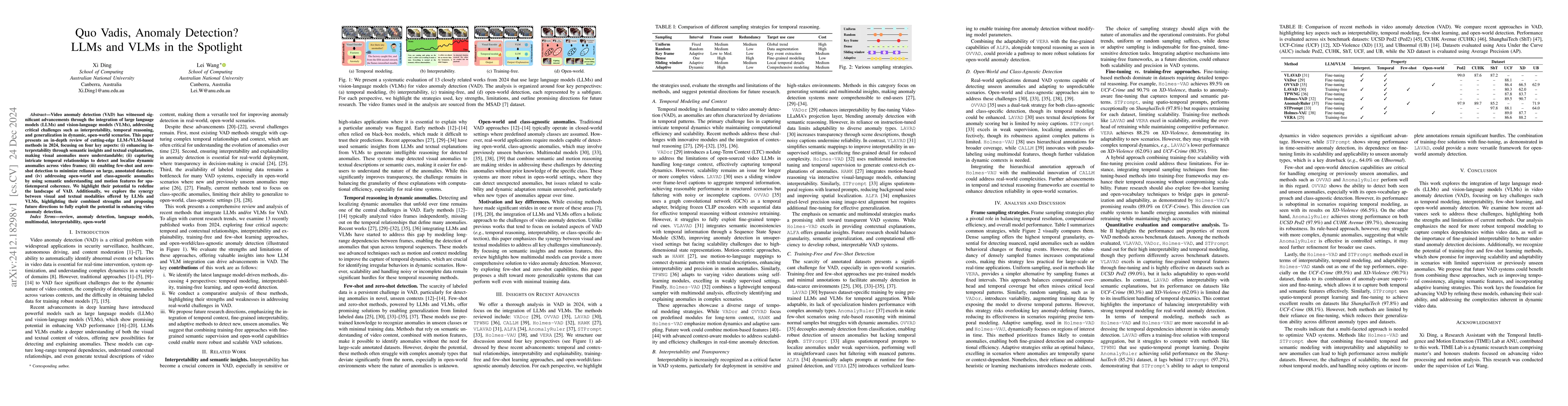 Thumbnail for Quo Vadis, Anomaly Detection? LLMs and VLMs in the Spotlight